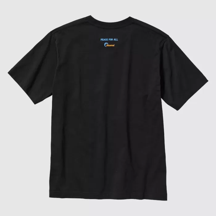 Uniqlo Peace For All Ut Printed T-Shirt (Akamai Technologies) Men’s Black