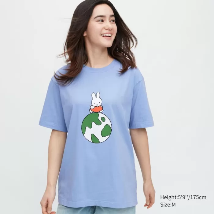 Uniqlo Peace For All Ut Printed T-Shirt (Dick Bruna) Men’s Blue