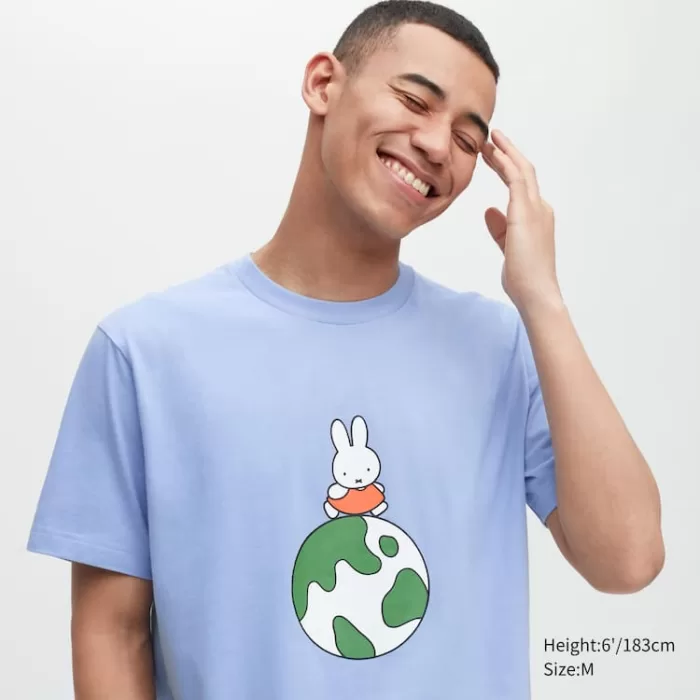 Uniqlo Peace For All Ut Printed T-Shirt (Dick Bruna) Men’s Blue