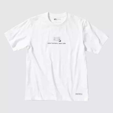 Uniqlo Peace For All Ut Printed T-Shirt (Haruki Murakami) Men’s White