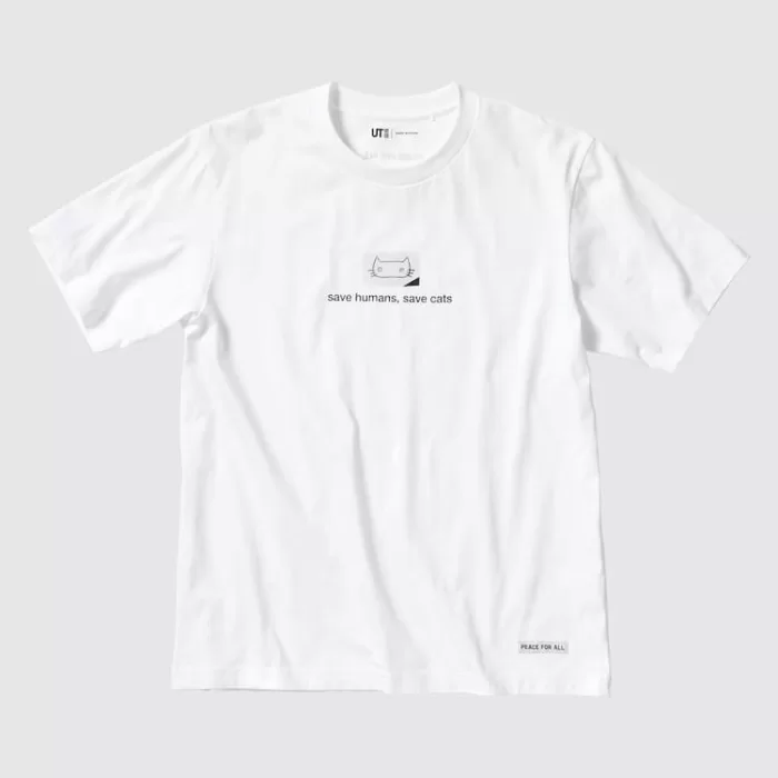 Uniqlo Peace For All Ut Printed T-Shirt (Haruki Murakami) Men’s White