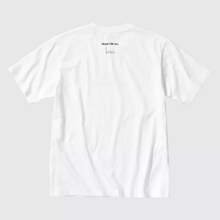 Uniqlo Peace For All Ut Printed T-Shirt (Haruki Murakami) Women White