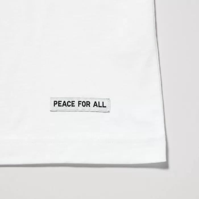 Uniqlo Peace For All Ut Printed T-Shirt (Haruki Murakami) Women White