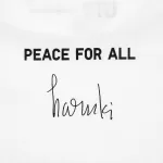 Uniqlo Peace For All Ut Printed T-Shirt (Haruki Murakami) Women White