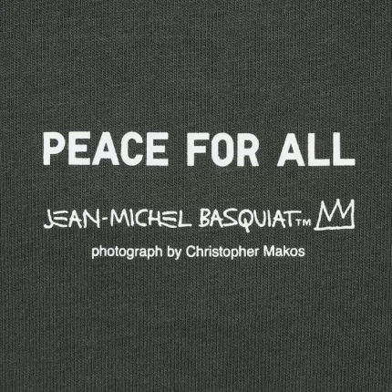 Uniqlo Peace For All Ut Printed T-Shirt (Jean-michel Basquiat And Christopher Makos) Men’s Dark Grey