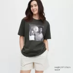 Uniqlo Peace For All Ut Printed T-Shirt (Jean-michel Basquiat And Christopher Makos) Men’s Dark Grey