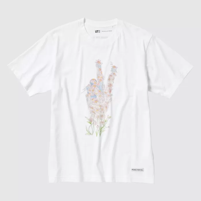 Uniqlo Peace For All Ut Printed T-Shirt (Jonathan Anderson) Men’s White