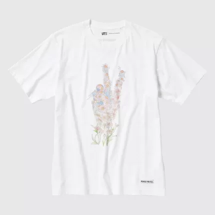 Uniqlo Peace For All Ut Printed T-Shirt (Jonathan Anderson) Women’s White