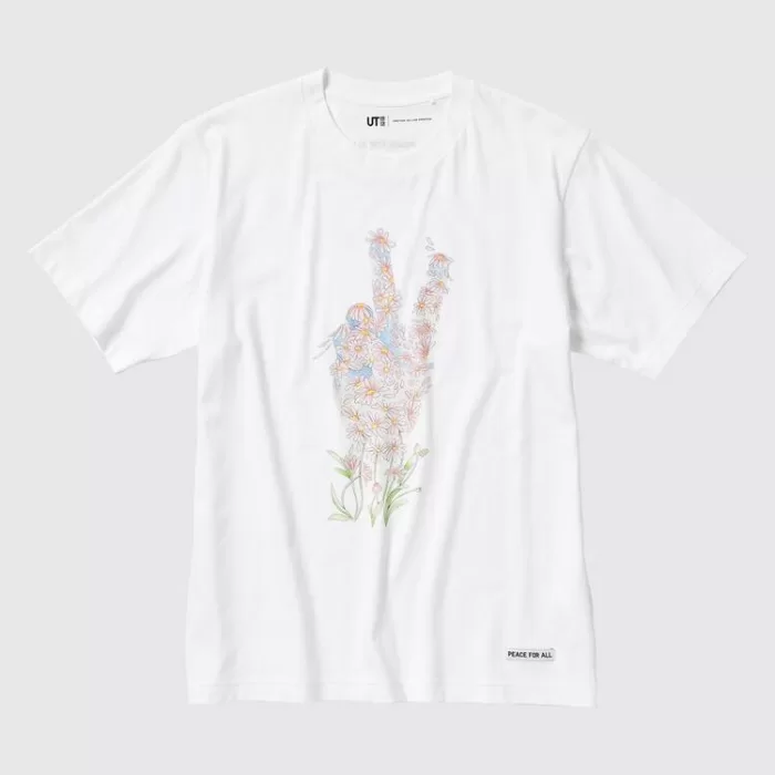 Uniqlo Peace For All Ut Printed T-Shirt (Jonathan Anderson) Women’s White