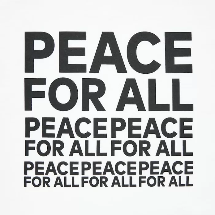 Uniqlo Peace For All Ut Printed T-Shirt (Kashiwa Sato) Men’s White