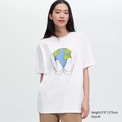 Uniqlo Peace For All Ut Printed T-Shirt (Kaws) Men’s White