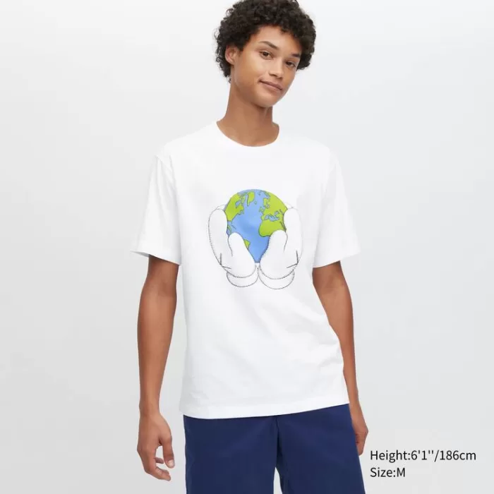 Uniqlo Peace For All Ut Printed T-Shirt (Kaws) Men’s White