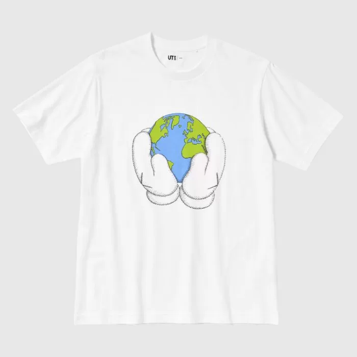 Uniqlo Peace For All Ut Printed T-Shirt (Kaws) Men’s White