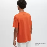 Uniqlo Peace For All Ut Printed T-Shirt (Keith Haring) Men Orange