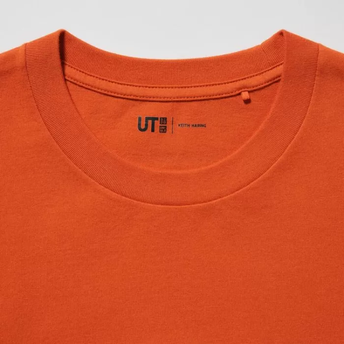 Uniqlo Peace For All Ut Printed T-Shirt (Keith Haring) Men Orange