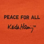 Uniqlo Peace For All Ut Printed T-Shirt (Keith Haring) Men Orange