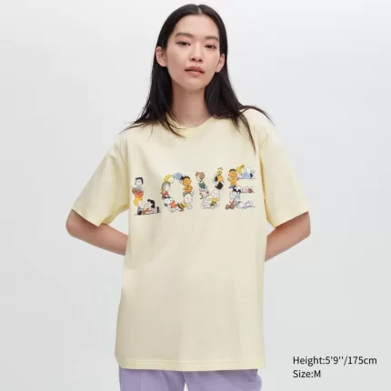 Uniqlo Peace For All Ut Printed T-Shirt (Peanuts) Men’s Yellow