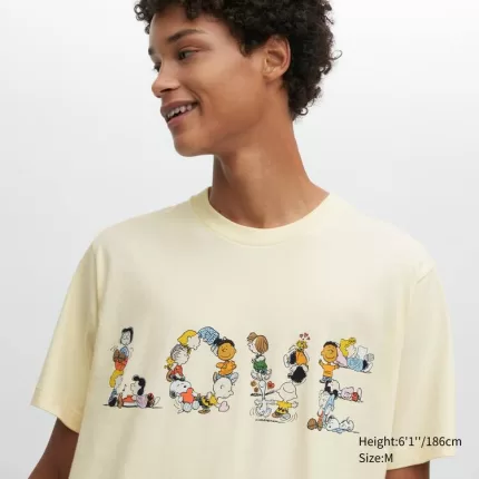 Uniqlo Peace For All Ut Printed T-Shirt (Peanuts) Men’s Yellow