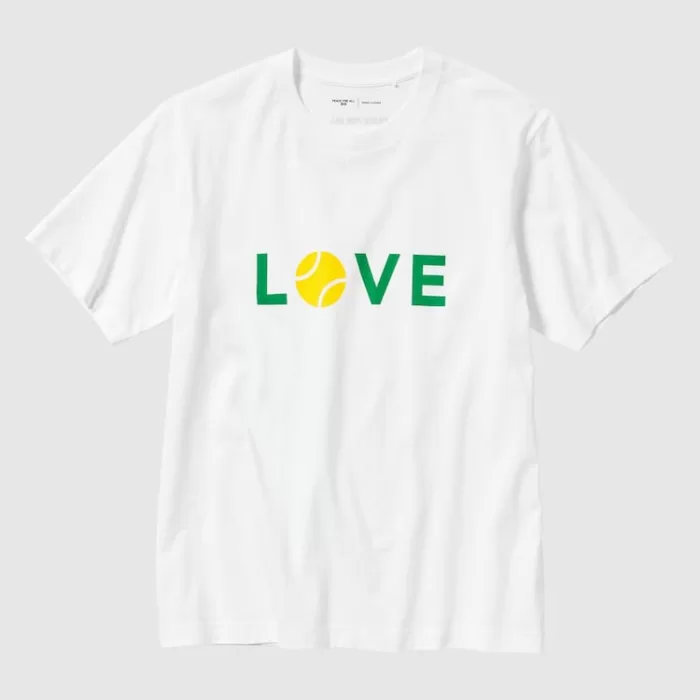 Uniqlo Peace For All Ut Printed T-Shirt (Roger Federer) Men’s White