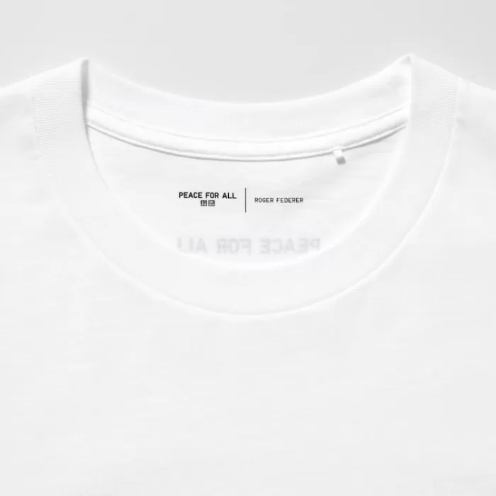 Uniqlo Peace For All Ut Printed T-Shirt (Roger Federer) Men’s White