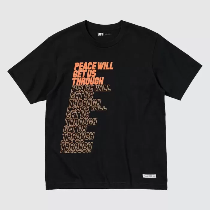 Uniqlo Peace For All Ut Printed T-Shirt (Shingo Kunieda) Men’s Black