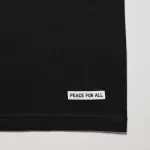 Uniqlo Peace For All Ut Printed T-Shirt (Shingo Kunieda) Women Black