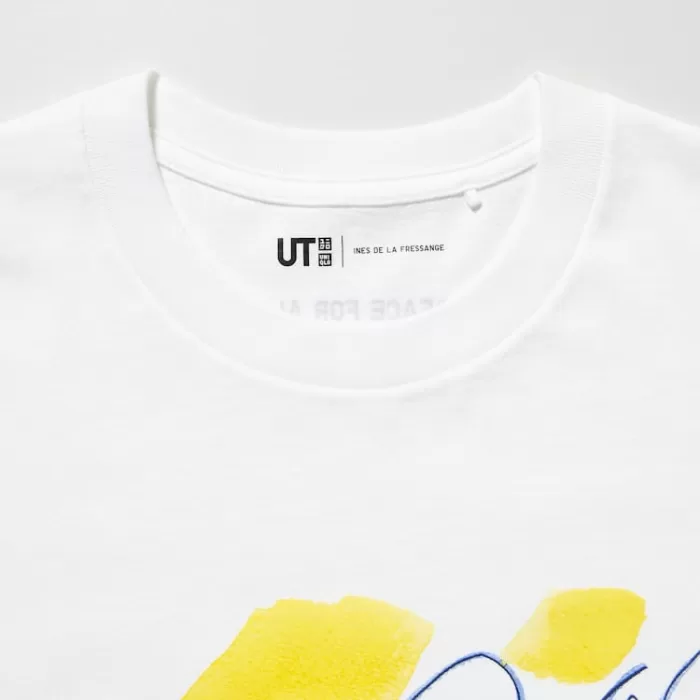 Uniqlo Peace For All Ut Printed T-shirt (Ines De La Fressange) Men White