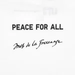 Uniqlo Peace For All Ut Printed T-shirt (Ines De La Fressange) Men White