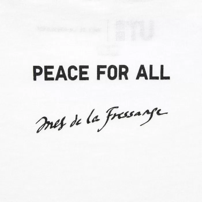 Uniqlo Peace For All Ut Printed T-shirt (Ines De La Fressange) Men White