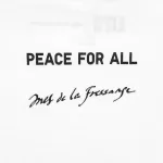 Uniqlo Peace For All Ut Printed T-shirt (Ines De La Fressange) Women White