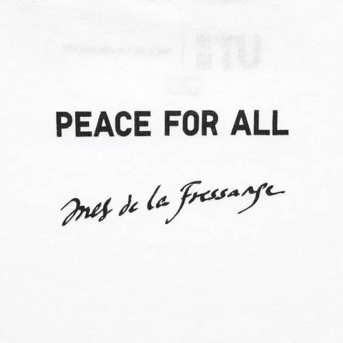 Uniqlo Peace For All Ut Printed T-shirt (Ines De La Fressange) Women White