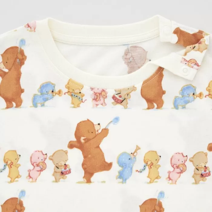 Uniqlo Picturebook Ut Printed White Baby T-shirt