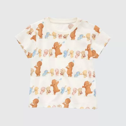 Uniqlo Picturebook Ut Printed White Baby T-shirt