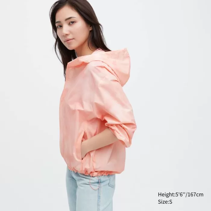 Uniqlo Pocketable UV Protection Anorak (Pattern) Women’s Pink