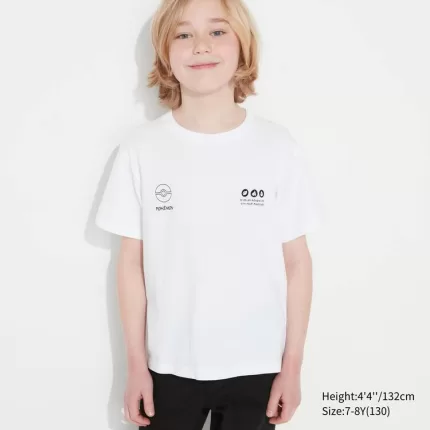 Uniqlo Pokemon Ut Printed T-Shirt Kids White