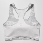 Uniqlo Printed Square Neck Active Wireless Bras Women Grey