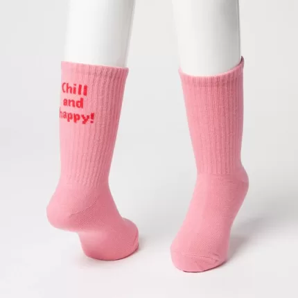 Uniqlo Regular Socks (Three Pairs) Kids Pink Yellow