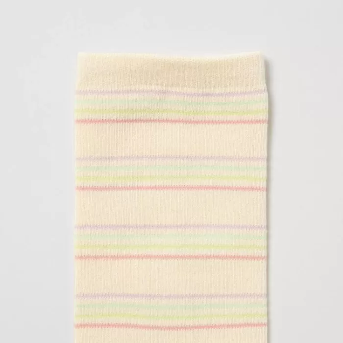 Uniqlo Regular Socks (Three Pairs) Kids Pink Yellow