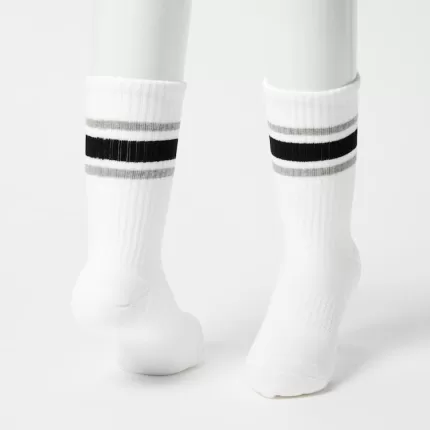 Uniqlo Regular Socks (Three Pairs) Kids White Black Grey