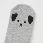 Uniqlo Regular Socks (Two Pairs) Baby Grey White