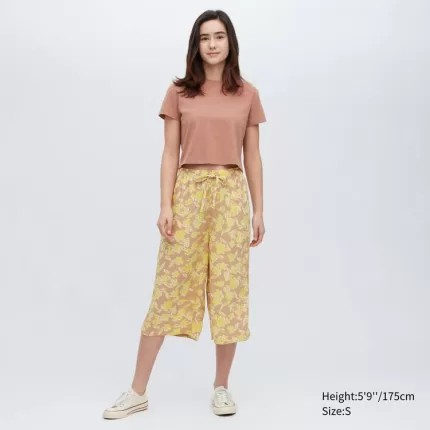 Uniqlo Relaco 3/4 Women’s Homewear Yellow