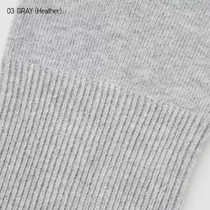 Uniqlo Ribbed Ankle Length Leggings (2021 Season) Kids Grey