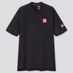 Uniqlo Roger Federer Dry-ex Us 2021 (2021 Season) Men’s Polo Shirt Black