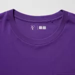 Uniqlo Roger Federer Rf Printed Men’s Purple T-Shirt