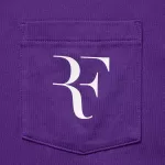 Uniqlo Roger Federer Rf Printed Men’s Purple T-Shirt