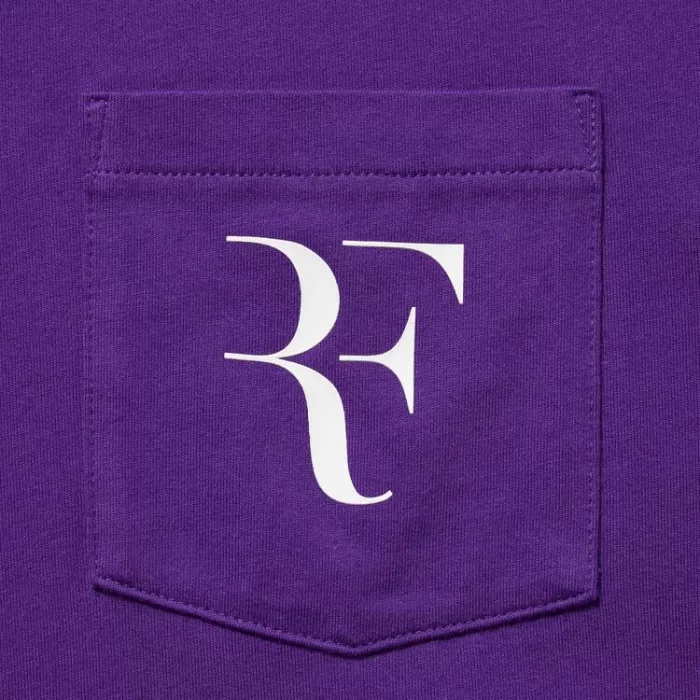 Uniqlo Roger Federer Rf Printed Women’s Purple T-Shirt