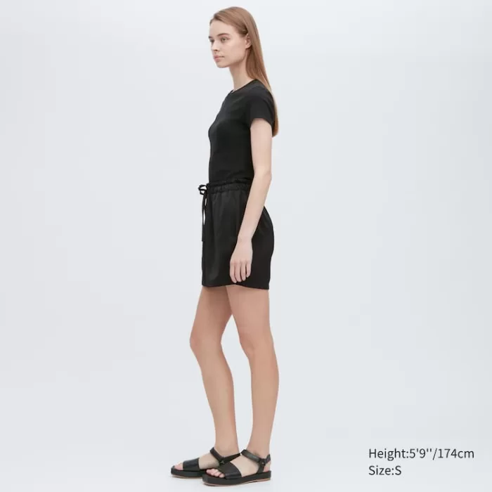 Uniqlo Satin Easy Women’s Homewear Black