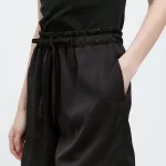 Uniqlo Satin Easy Women’s Homewear Black