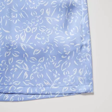 Uniqlo Satin Printed Pajamas (Short Sleeve) Women’s Homewear Blue