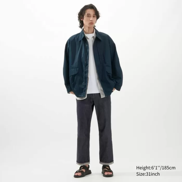 Uniqlo Selvedge Regular Fit Men’s Jeans Navy Blue